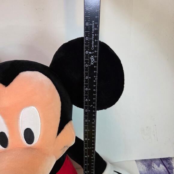 Mickey Mouse Large Plush Stuffed Animal Disney Parks 19” Sitting - Picture 13 of 15